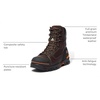 image:imageTimberland PRO Mens 8 Dark Endurance EV CSA Composite Toe Puncture Resistant Slip Resistant BootDark Brown V1