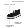 image:imageTimberland PRO Mens Berkley Oxford Composite Safety Toe Work ShoesBlackWhite
