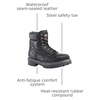 image:imageTimberland PRO Mens Direct Attach 6 Inch Steel Safety Toe Insulated WaterproofBlack
