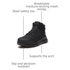 image:imageTimberland PRO Mens Intercept Mid Steel Safety Toe ShoesBlack V1