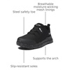 image:imageTimberland PRO Mens Intercept Steel Safety Toe Industrial Athletic Work ShoeBlackWhite V1