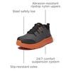 image:imageTimberland PRO Mens Intercept Steel Safety Toe Industrial Athletic Work ShoeDark GreyOrange V1