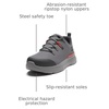 image:imageTimberland PRO Mens Intercept Steel Safety Toe Industrial Athletic Work ShoeGreyRed