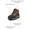 image:imageTimberland PRO Mens Mudslinger Mid Waterproof LaceUp Fashion SneakerBrown Nubuck
