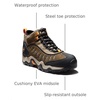 image:imageTimberland PRO Mens Mudslinger Mid Waterproof LaceUp Fashion SneakerBrown V1