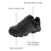 image:imageTimberland PRO Mens Powertrain Sport Alloy Safety Toe Industrial Athletic Work Shoe BlackOrange2024 New 105Black Raptek V1