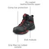 image:imageTimberland PRO Mens Switchback LT Comp Toe Waterproof Hiker Work BootsBlackRed