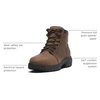 image:imageTimberland PRO Montauk 6 Inch Steel Safety ToeGaucho Brown V1