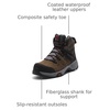image:imageTimberland PRO Switchback 6 Composite Safety Toe Puncture Resistant WaterproofTurkish CoffeeRed