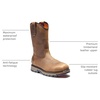 image:imageTimberland PRO True Grit PullOn Composite Safety Toe WaterproofBrown Earth Bandit