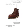 image:imageTimberland PRO mens Gridworks Wedge 6 Inch Alloy Safety Toe Waterproof Industrial Work BootBrown