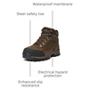image:imageTimberland PRO mens Keele Ridge Steel Safety Toe Waterproof Industrial HikingBrown