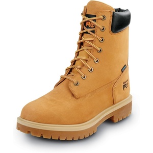 image:imageTimberland PRO 8IN Mens Steel Toe EH MaxTrax Slip Resistant WP BootWheat