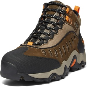 image:imageTimberland PRO Mens Mudslinger Mid Waterproof LaceUp Fashion SneakerBrown Nubuck