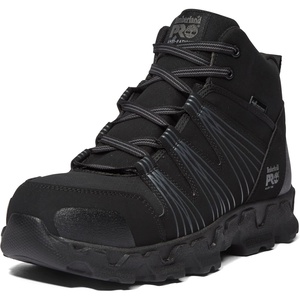 image:imageTimberland PRO Mens Powertrain Mid Alloy Toe ESD Industrial Athletic Work BootBlack Synthetic