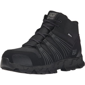 image:imageTimberland PRO Mens Powertrain Mid Alloy Toe ESD Industrial Athletic Work BootBlack Synthetic V1