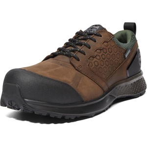image:imageTimberland PRO Mens Reaxion Composite Safety Toe Waterproof Industrial Hiker Work ShoeBrownGreen