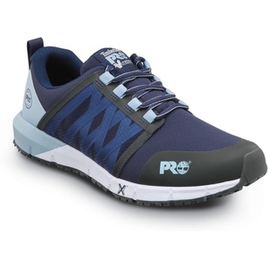 image:imageTimberland PRO Radius Mens Soft Toe EH MaxTrax Slip Resistant Athletic Work ShoeBlueBlue Fog