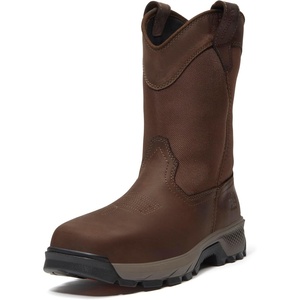 image:imageTimberland PRO Titan EV PullOn Composite Safety Toe Industrial Work BootsDark Brown Full Grain