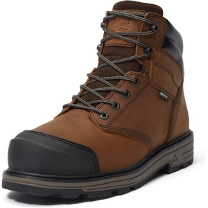 image:imageTimberland PRO Titan Tasker 6 Inch Alloy Safety Toe Waterproof Industrial Work BootsLight Brown Full Grain