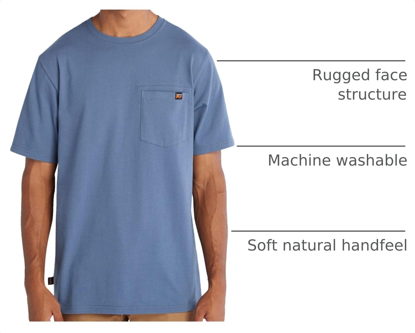 image:imageTimberland PRO Core Pocket Short Sleeve TShirtVintage Indigo