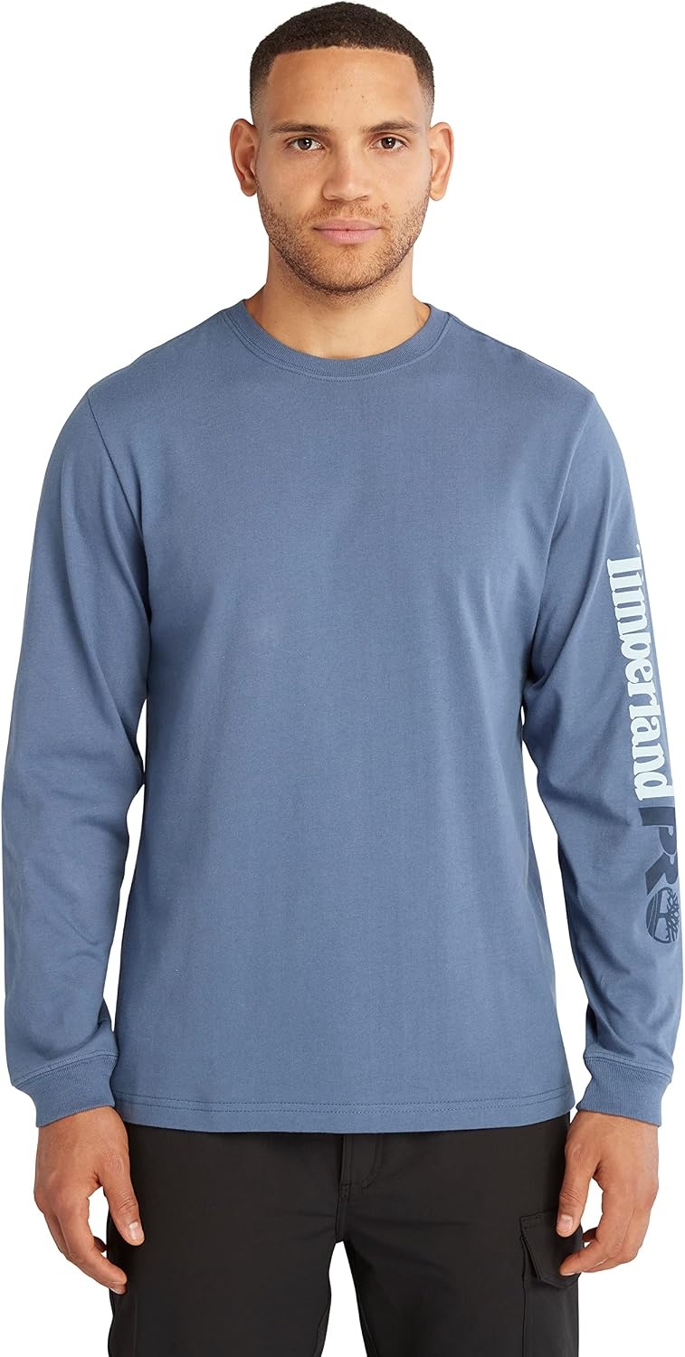 image:imageTimberland PRO Mens Core Logo LongSleeve TShirtVintage Indigo