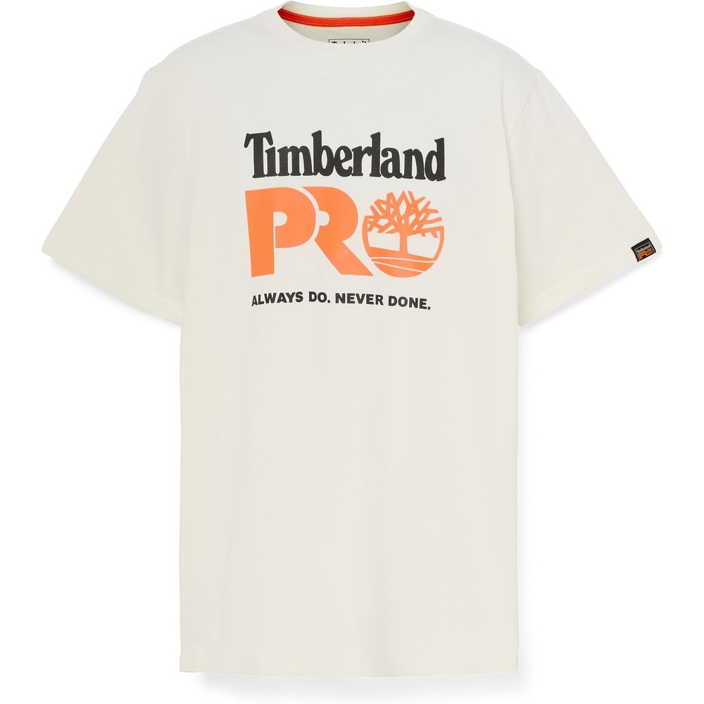 image:imageTimberland PRO Mens Core Chest Logo ShortSleeve TShirtVintage White