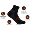 image:imageTimberland PRO 6Pack Half Cushion Quarter SocksBlack 6 Pack