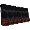 image:imageTimberland PRO 6Pack Half Cushion Quarter SocksBlack 6 Pack