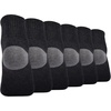 image:imageTimberland PRO 6Pack Half Cushion Quarter SocksCharcoal Heather