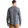 image:imageTimberland PRO Base Plate Blended Long Sleeve TShirt with LogoNavy Heather