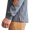 image:imageTimberland PRO Base Plate Blended Long Sleeve TShirt with LogoNavy Heather