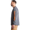image:imageTimberland PRO Base Plate Blended Long Sleeve TShirt with LogoNavy Heather