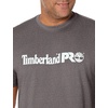 image:imageTimberland PRO Base Plate Short Sleeve TShirt with LogoDark Charcoal Heather