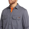 image:imageTimberland PRO FR Cotton Core Button Front ShirtCharcoal
