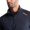image:imageTimberland PRO Mens 14 Zip Understory Fleece TopNavy Heather