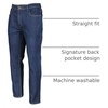 image:imageTimberland PRO Mens Ballast Straight Fit Flex Carpenter JeansDark Wash