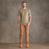 image:imageTimberland PRO Mens Base Plate Blended ShortSleeve TShirtBurnt Olive Heather