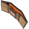 image:imageTimberland PRO Mens Canvas Leather RFID Trifold Wallet with Zippered PocketsKhaki