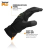 image:imageTimberland PRO Mens Construction Work Gloves  Stretch Nylon Back Hand  Synthetic Leather Palm  Reinforced Palm and Knuckle  Touchscreen Compatible  Machine Washable Black Medium