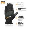 image:imageTimberland PRO Mens Construction Work Gloves  Stretch Nylon Back Hand  Synthetic Leather Palm  Reinforced Palm and Knuckle  Touchscreen Compatible  Machine Washable Black Medium