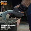 image:imageTimberland PRO Mens Construction Work Gloves  Stretch Nylon Back Hand  Synthetic Leather Palm  Reinforced Palm and Knuckle  Touchscreen Compatible  Machine Washable Black Medium
