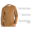 image:imageTimberland PRO Mens Core Logo LongSleeve TShirtDark Wheat