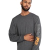 image:imageTimberland PRO Mens Core Logo LongSleeve TShirtDeepest Grey Heather