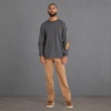 image:imageTimberland PRO Mens Core Logo LongSleeve TShirtDeepest Grey Heather