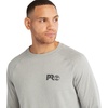 image:imageTimberland PRO Mens Core Refelctive Pro Logo LongSleeve TShirtMedium Grey Heather