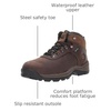 image:imageTimberland PRO Mens Flume Mid Steel Safety Toe Waterproof BootsBrown V1