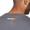 image:imageTimberland PRO Mens Fr Cotton Core Flame Resistant LongSleeve Logo TShirtCharcoal