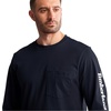 image:imageTimberland PRO Mens Fr Cotton Core Flame Resistant LongSleeve Logo TShirtNavy