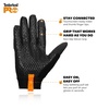 image:imageTimberland PRO Mens Gripper Work Gloves  Stretch Nylon Back Hand  Synthetic Leather Palm  Silicone Grip Print  Touchscreen Compatible  Machine Washable Black Medium